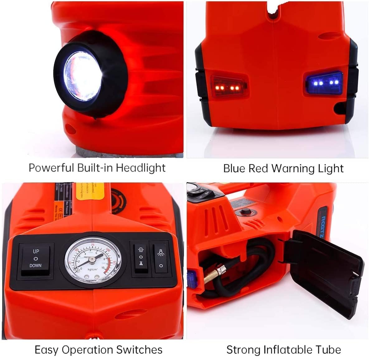 5 Ton Electric Hydraulic Floor Jack Kit – DC 12V Car Lift with Trolley Design