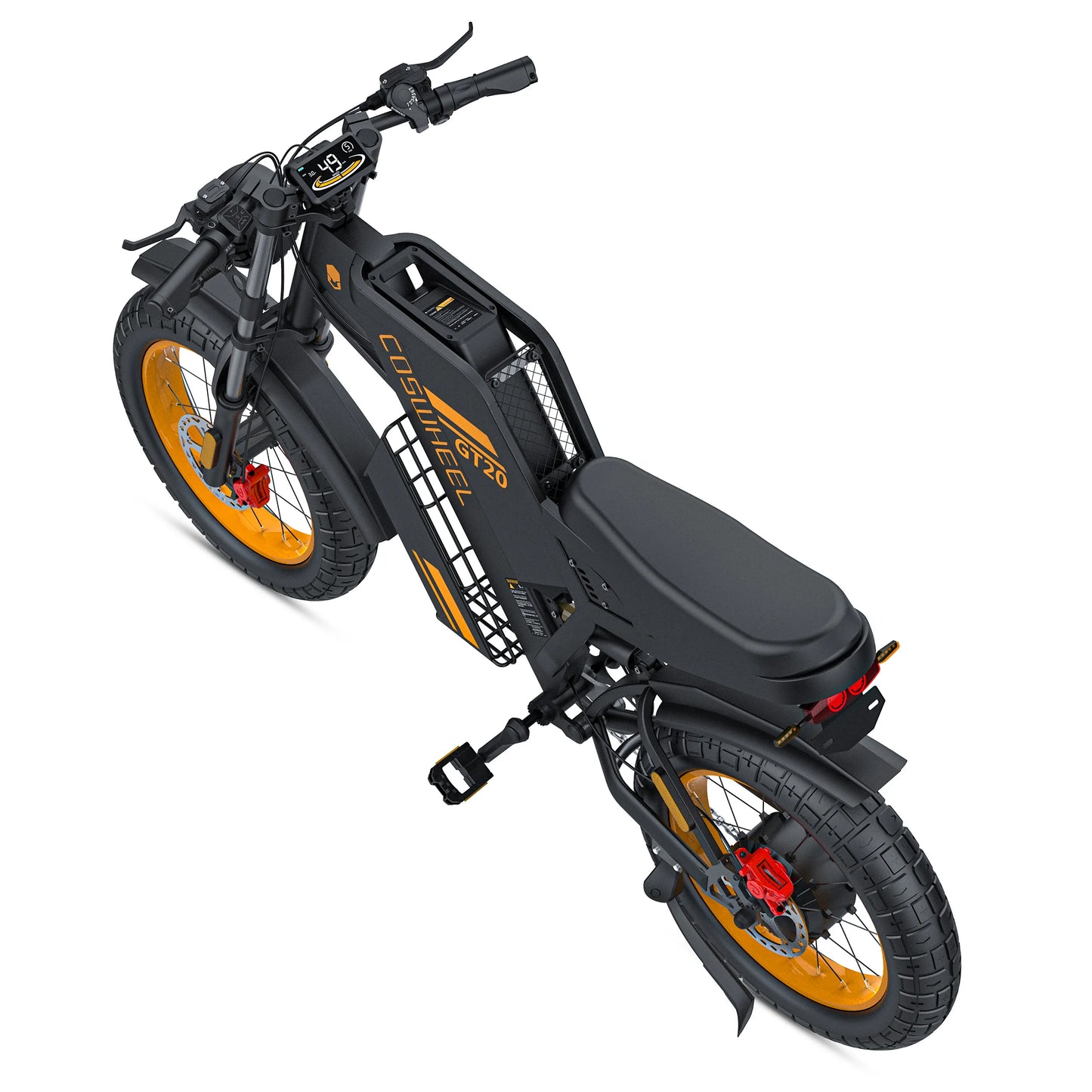 2000W Off-Road Electric Bike for Adults – 60V Fat Tire Mountain eBike with 20-Inch Wheels
