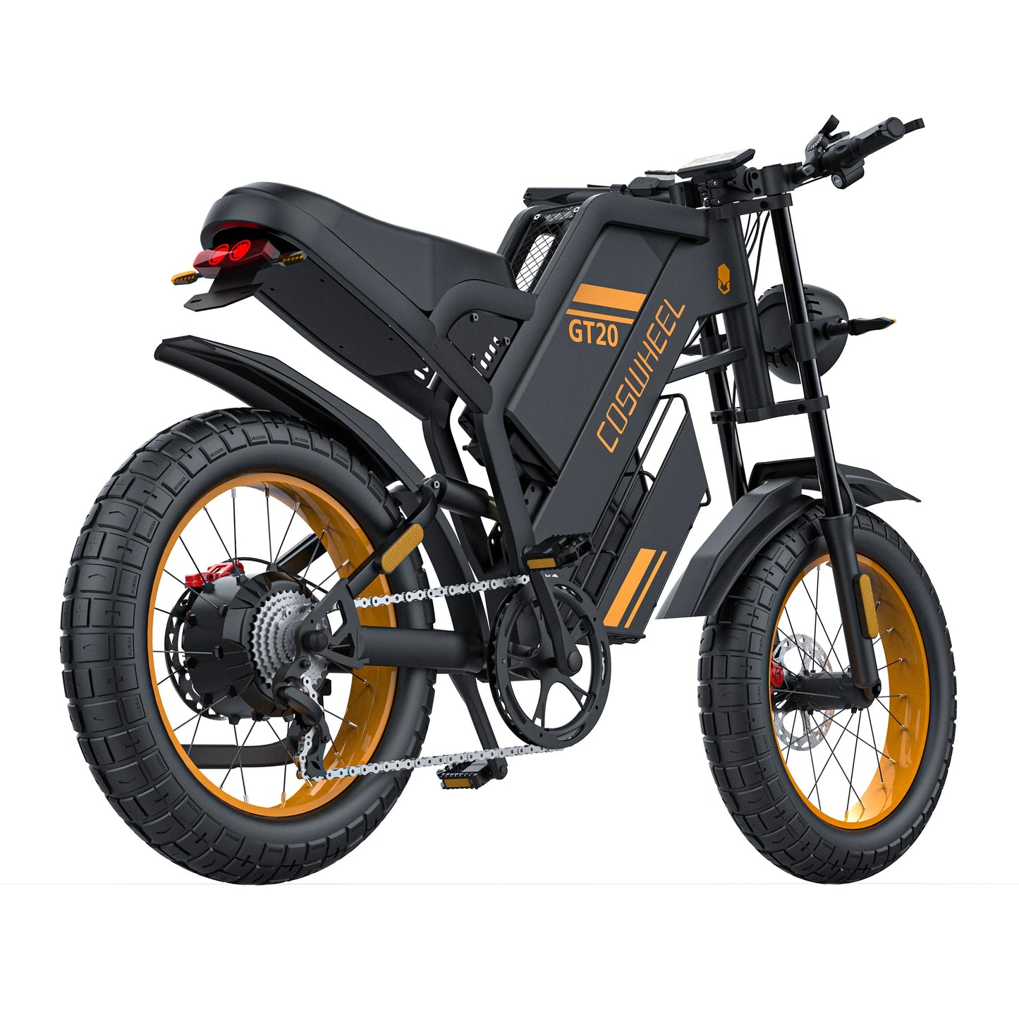 2000W Off-Road Electric Bike for Adults – 60V Fat Tire Mountain eBike with 20-Inch Wheels