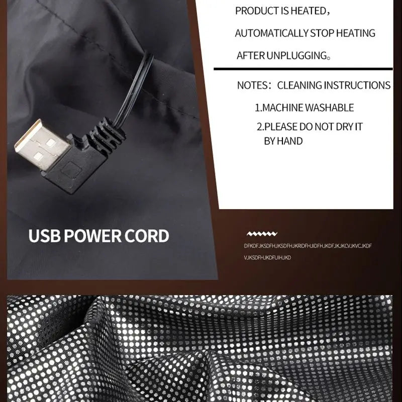 Heated Jacket with 9 Zones