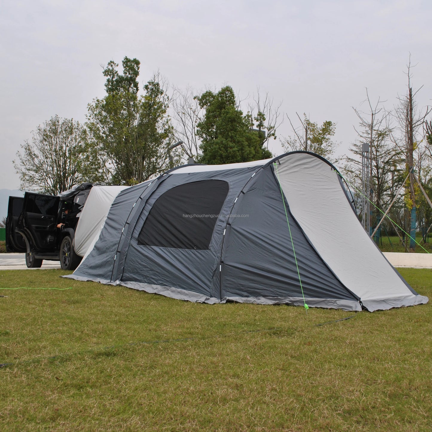 CZX-470 5M Durable Car Tent Multi-Use 6-Person Family Foxwing Awning for Camper Trailer Touring Tent for Car