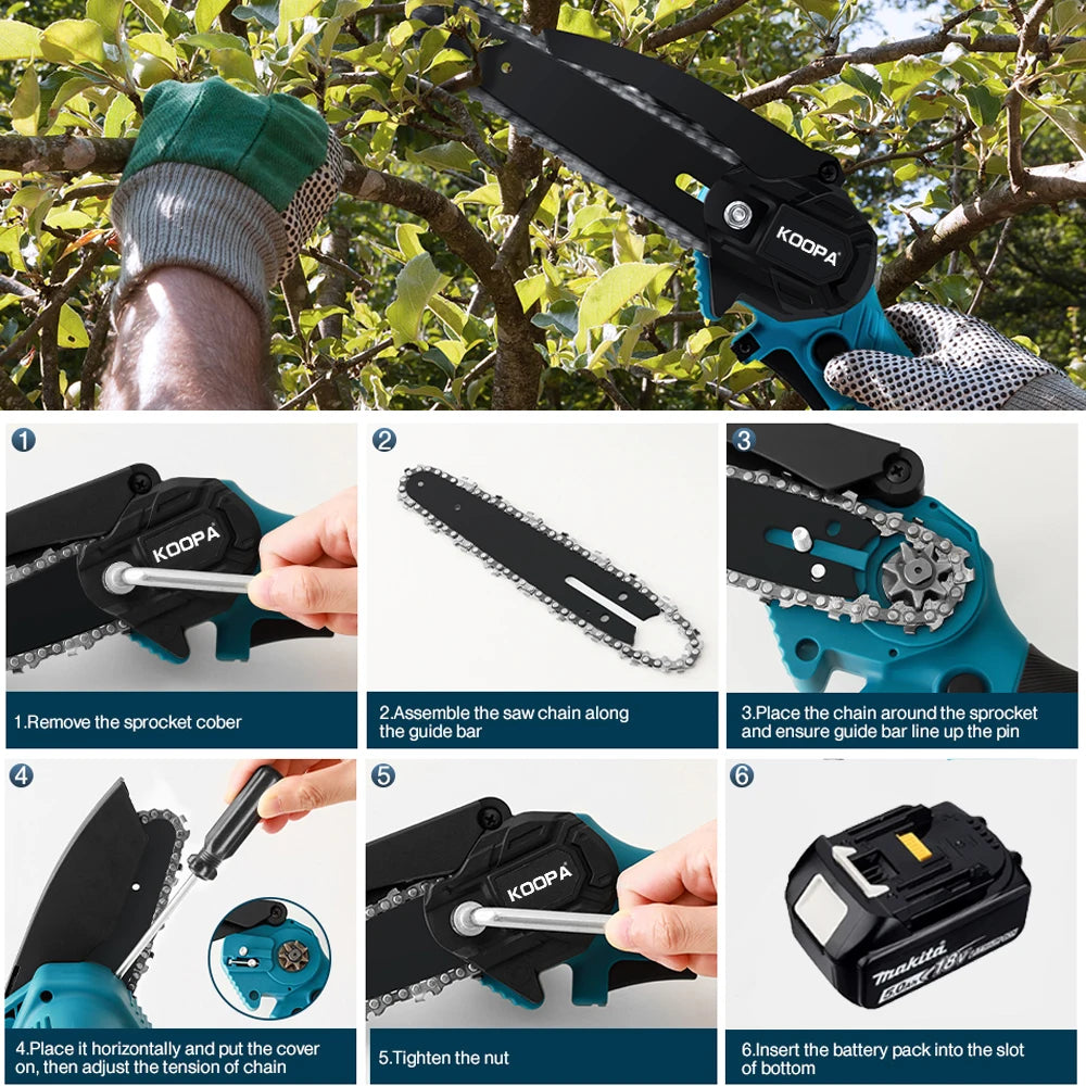 6-Inch Mini Chainsaw