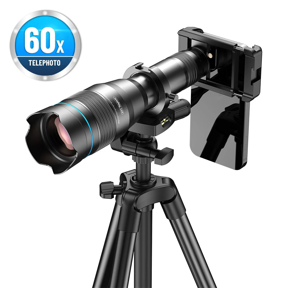 60X Mobile Telescope Lens