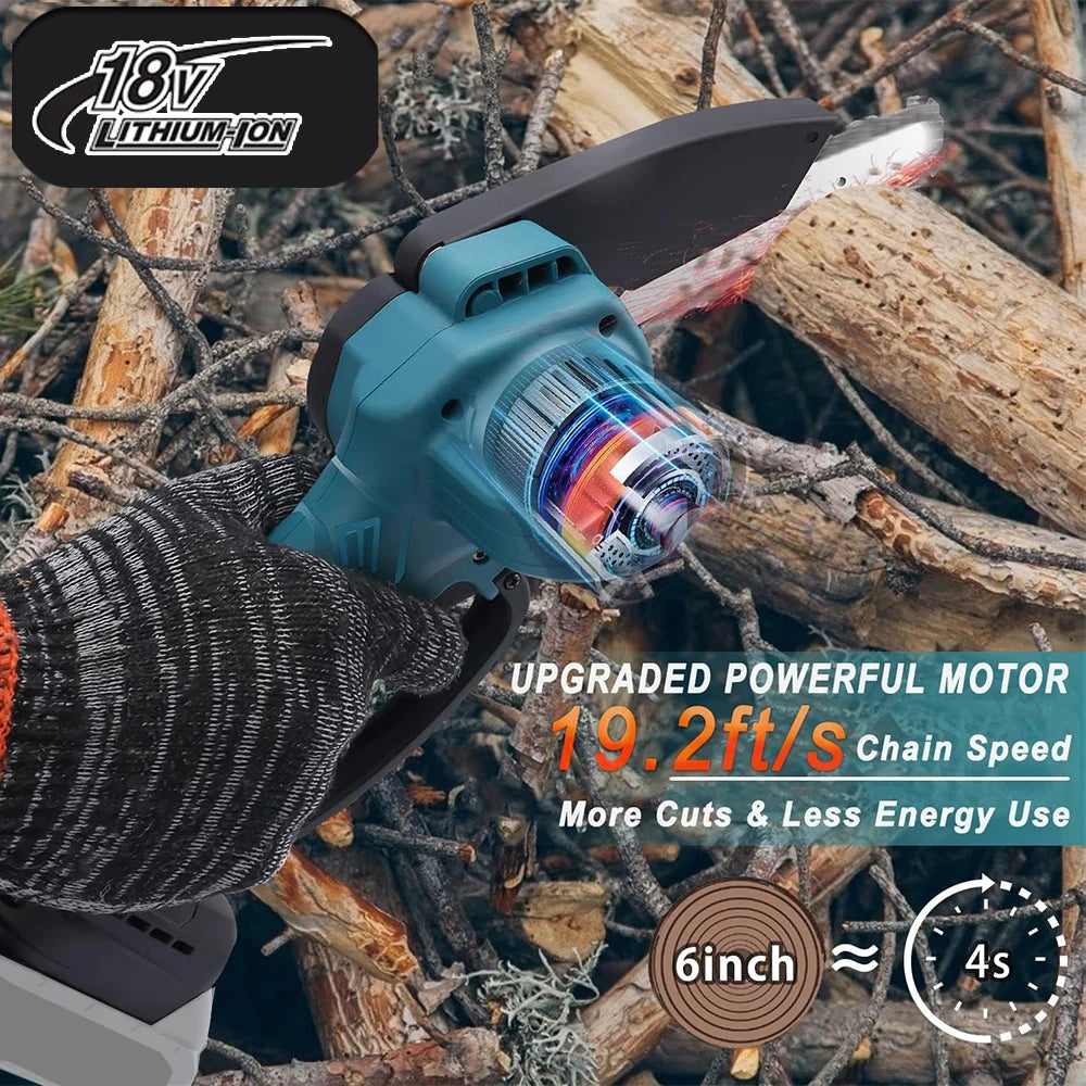 6-Inch Mini Chainsaw
