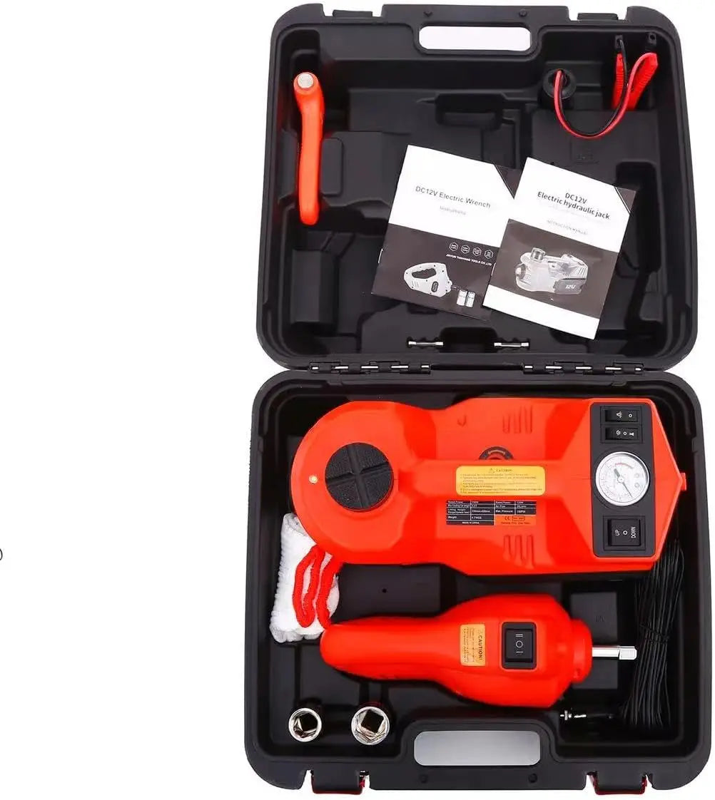 5 Ton Electric Hydraulic Floor Jack Kit – DC 12V Car Lift with Trolley Design