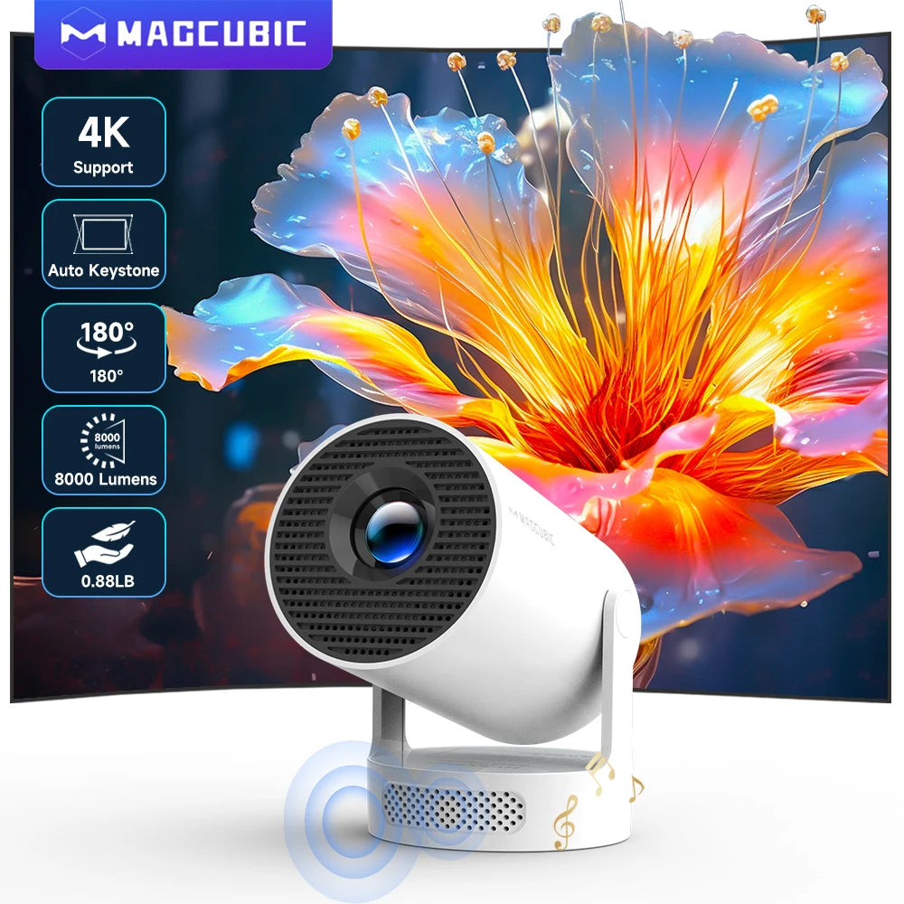 4K Portable Android Projector