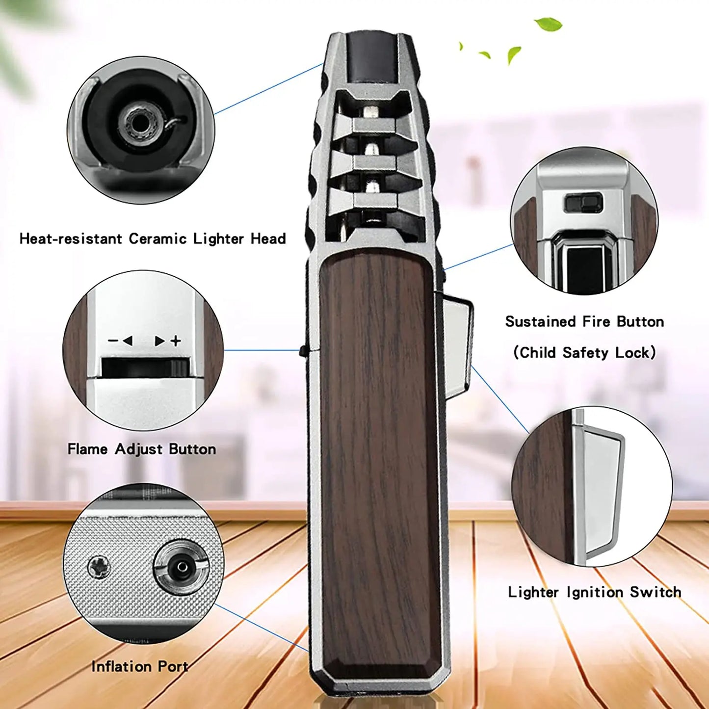 Jet Flame Torch Lighter