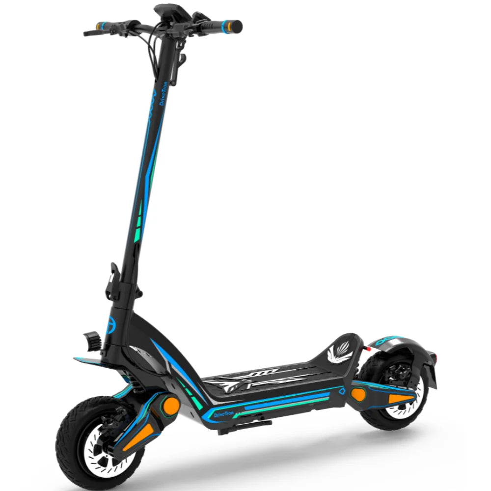 4400W Dual Motor Off-Road Electric Scooter – 11-Inch Tires, Hydraulic Suspension, Foldable Design (IPX5 Rated)