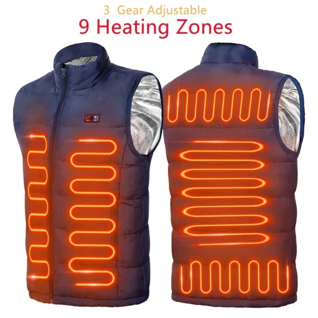 Heated Jacket with 9 Zones