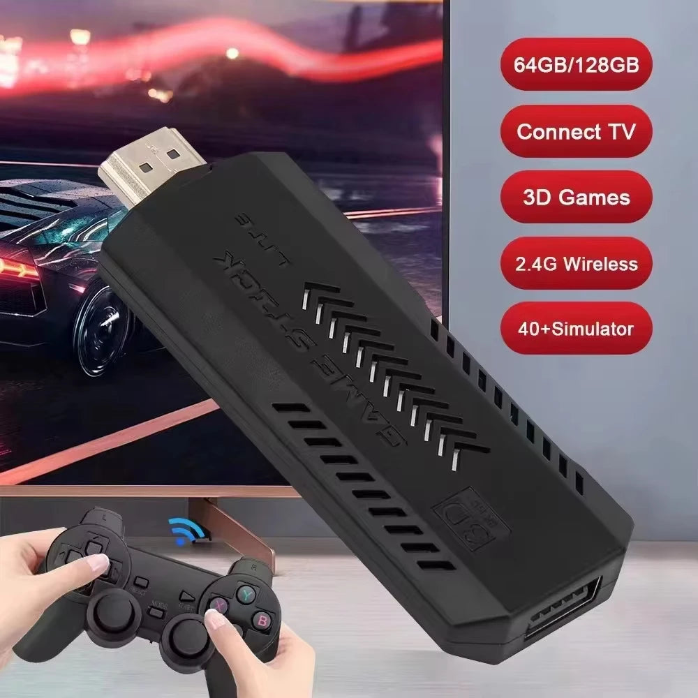4K Retro Game Console Stick