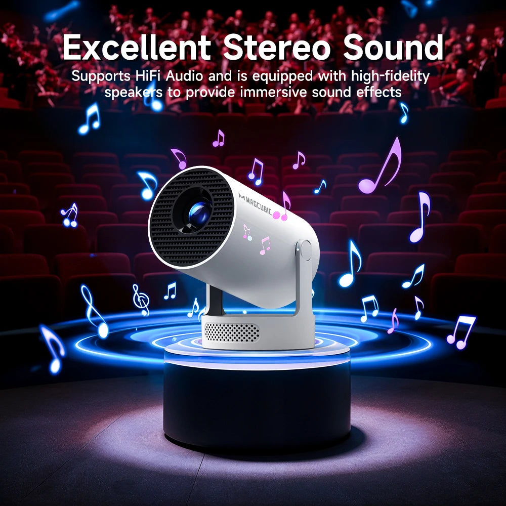 4K Portable Android Projector