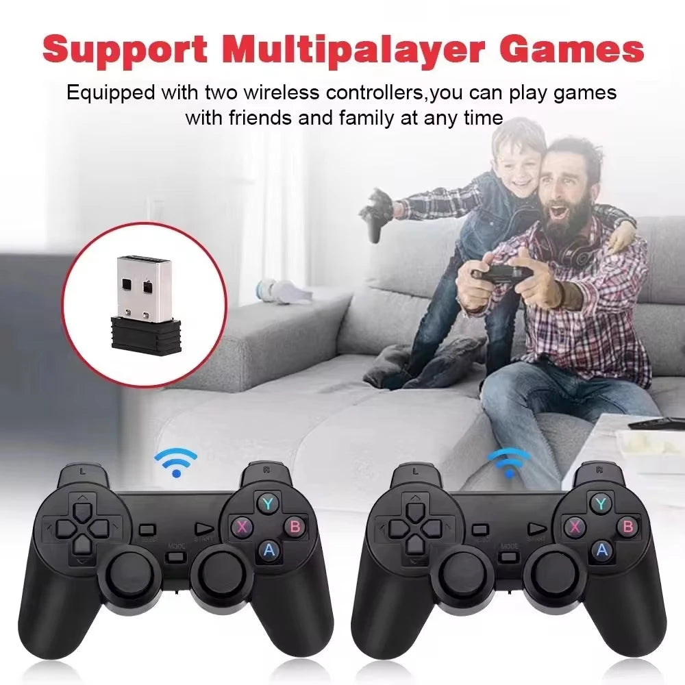 4K Retro Game Console Stick
