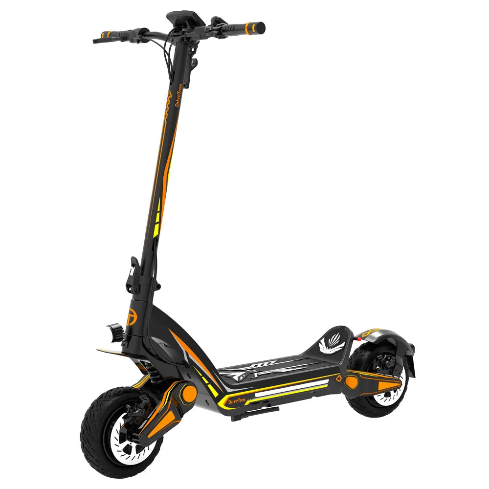 4400W Dual Motor Off-Road Electric Scooter – 11-Inch Tires, Hydraulic Suspension, Foldable Design (IPX5 Rated)