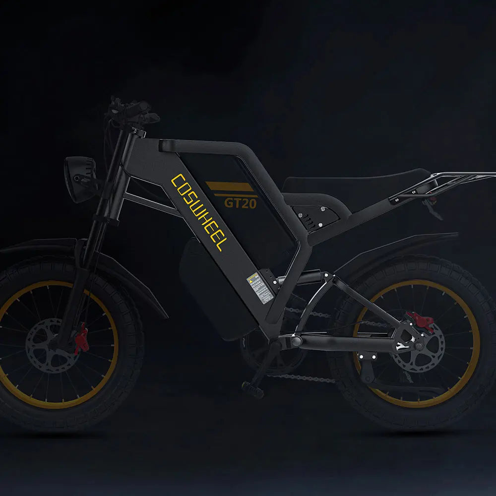 2000W Off-Road Electric Bike for Adults – 60V Fat Tire Mountain eBike with 20-Inch Wheels