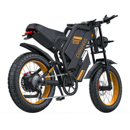 2000W Off-Road Electric Bike for Adults – 60V Fat Tire Mountain eBike with 20-Inch Wheels