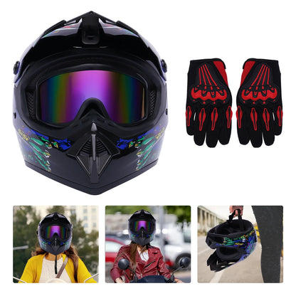 Unisex Off-Road Motorcycle Helmet – Impact Resistant, All-Season Use