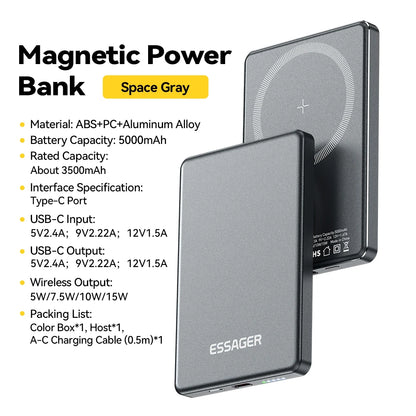 Magnetic Wireless Power Bank