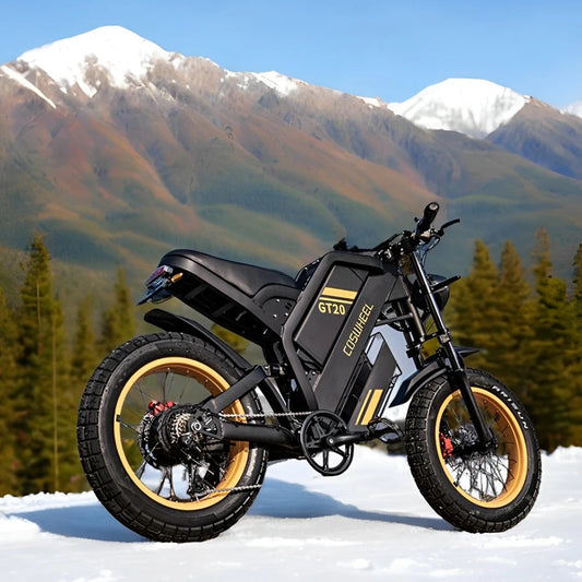 2000W Off-Road Electric Bike for Adults – 60V Fat Tire Mountain eBike with 20-Inch Wheels